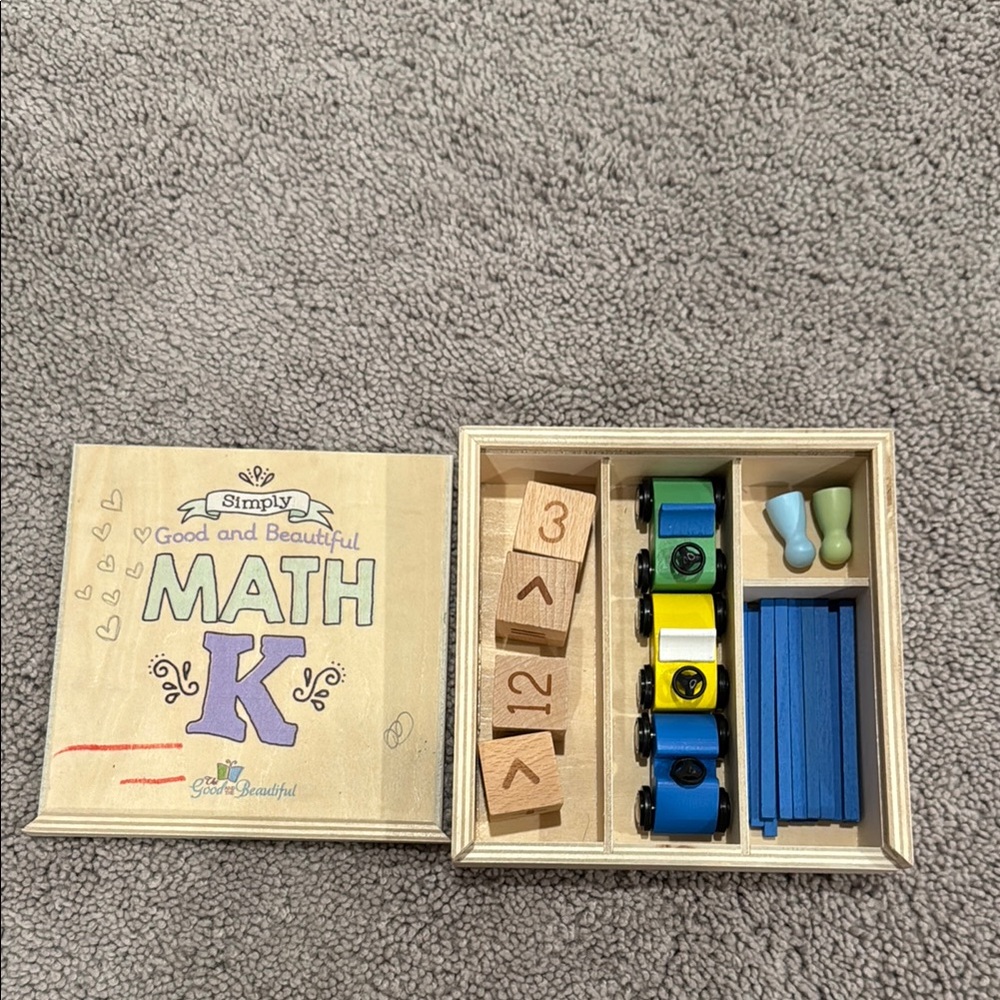The Good and the Beautiful Math K Box homeschool curriculum